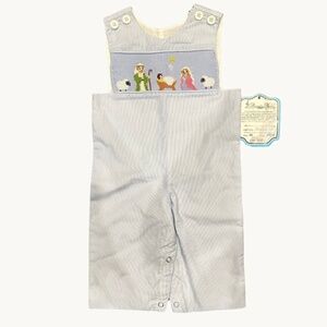 New Boys Nativity Christmas  Smocked Jon Jon